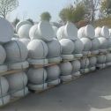 广州 白麻花岗岩石材圆球，石球，挡车球，隔离球，景观石球，风水球等