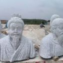 广州 白麻花岗岩石材人物立体雕刻