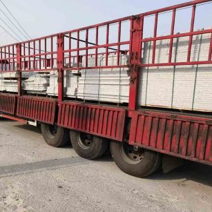 广州 白麻荔枝面外墙干挂，工厂装车日常