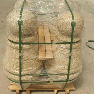 广州 黄金麻异形定制雕花——棒棒糖挡车柱