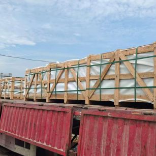 广州 芝麻白花岗岩地铺石出口专车-泰国游