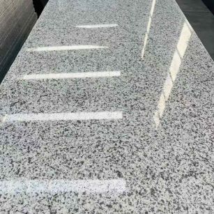 广州 白麻花岗岩光面毛板