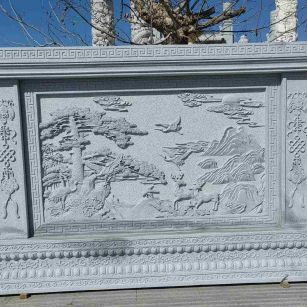 广州 芝麻白大型照壁，屏风，影壁