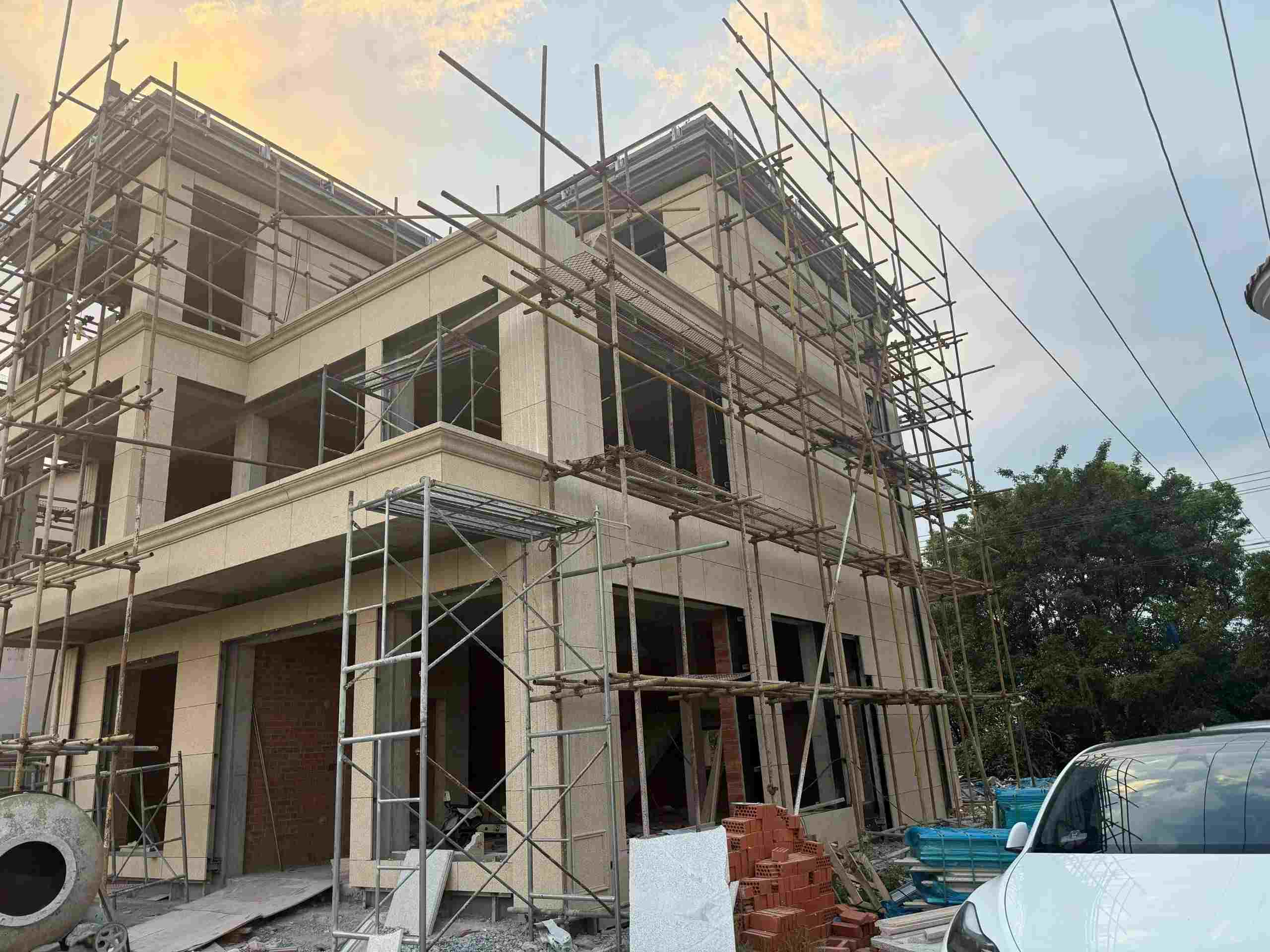 广州 黄金麻荔枝面花岗岩外墙干挂