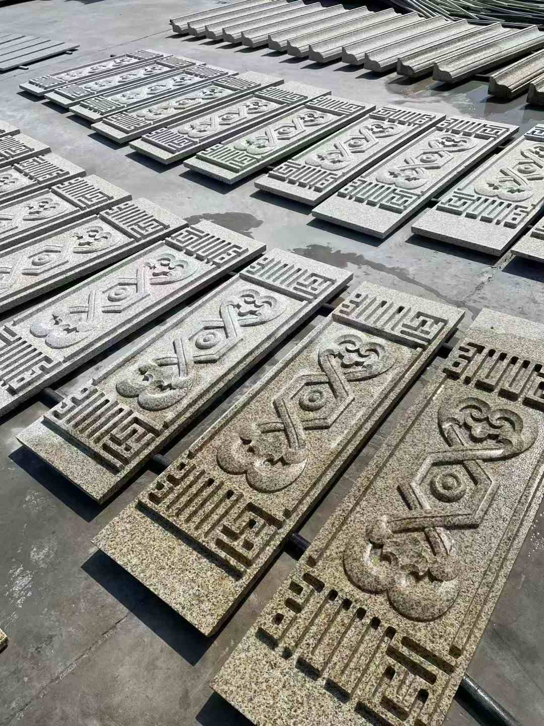 广州 黄金麻花岗岩外墙雕刻板