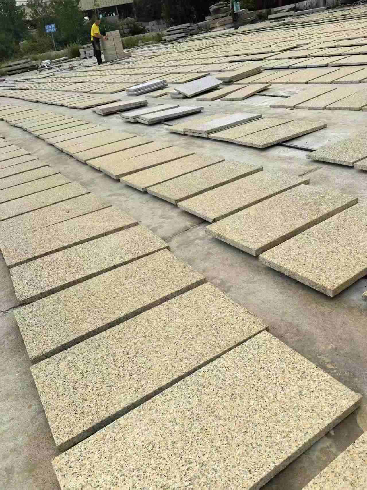 广州 黄金麻荔枝地铺石面排板