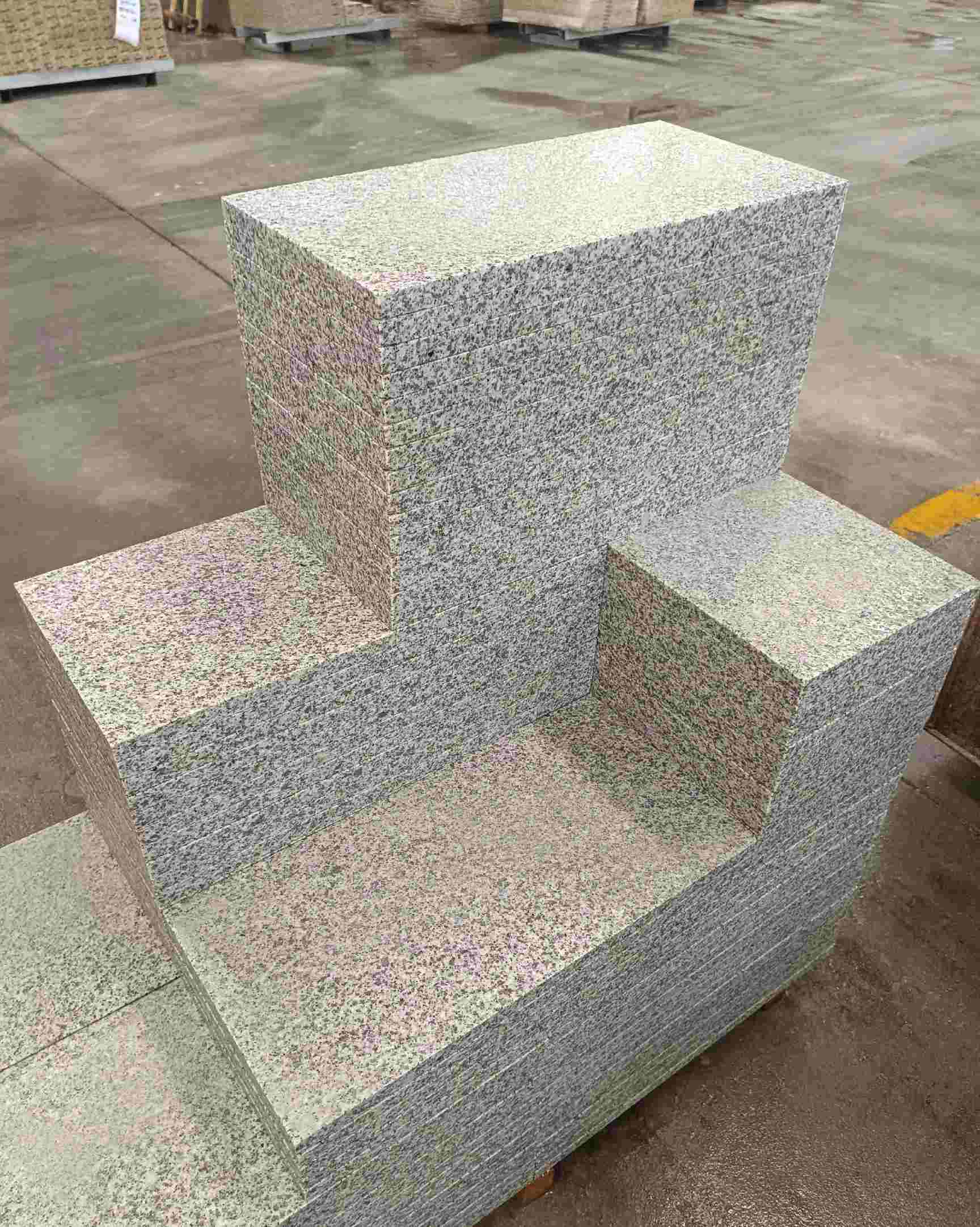 广州 白麻花岗岩荔枝面地铺石