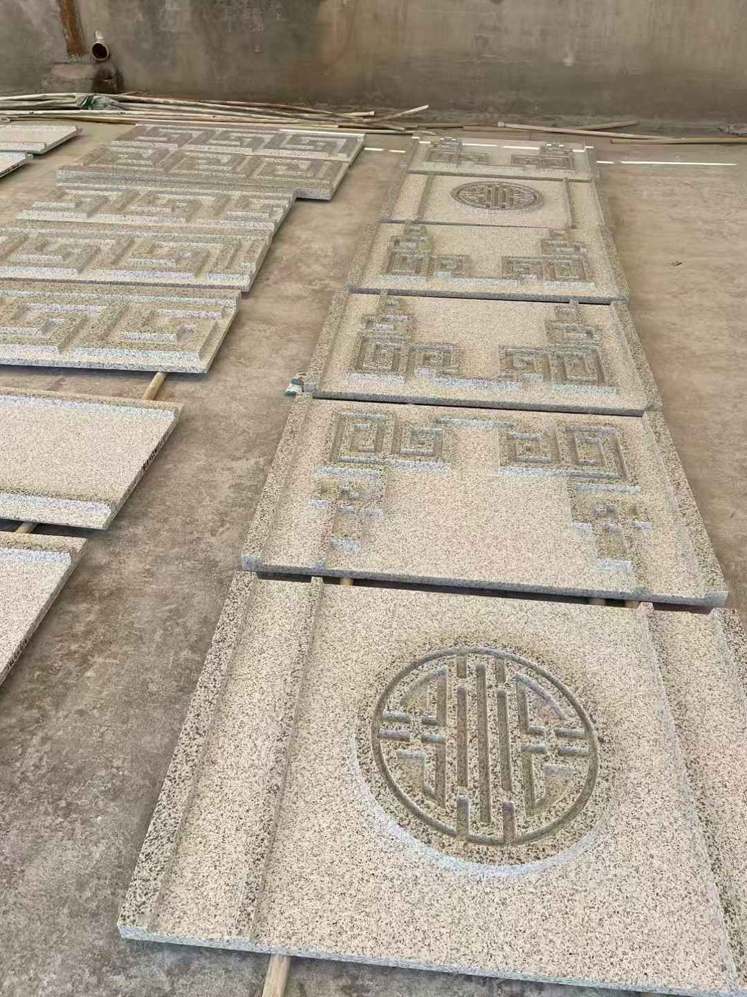 广州 白麻花岗岩外墙立面雕刻板