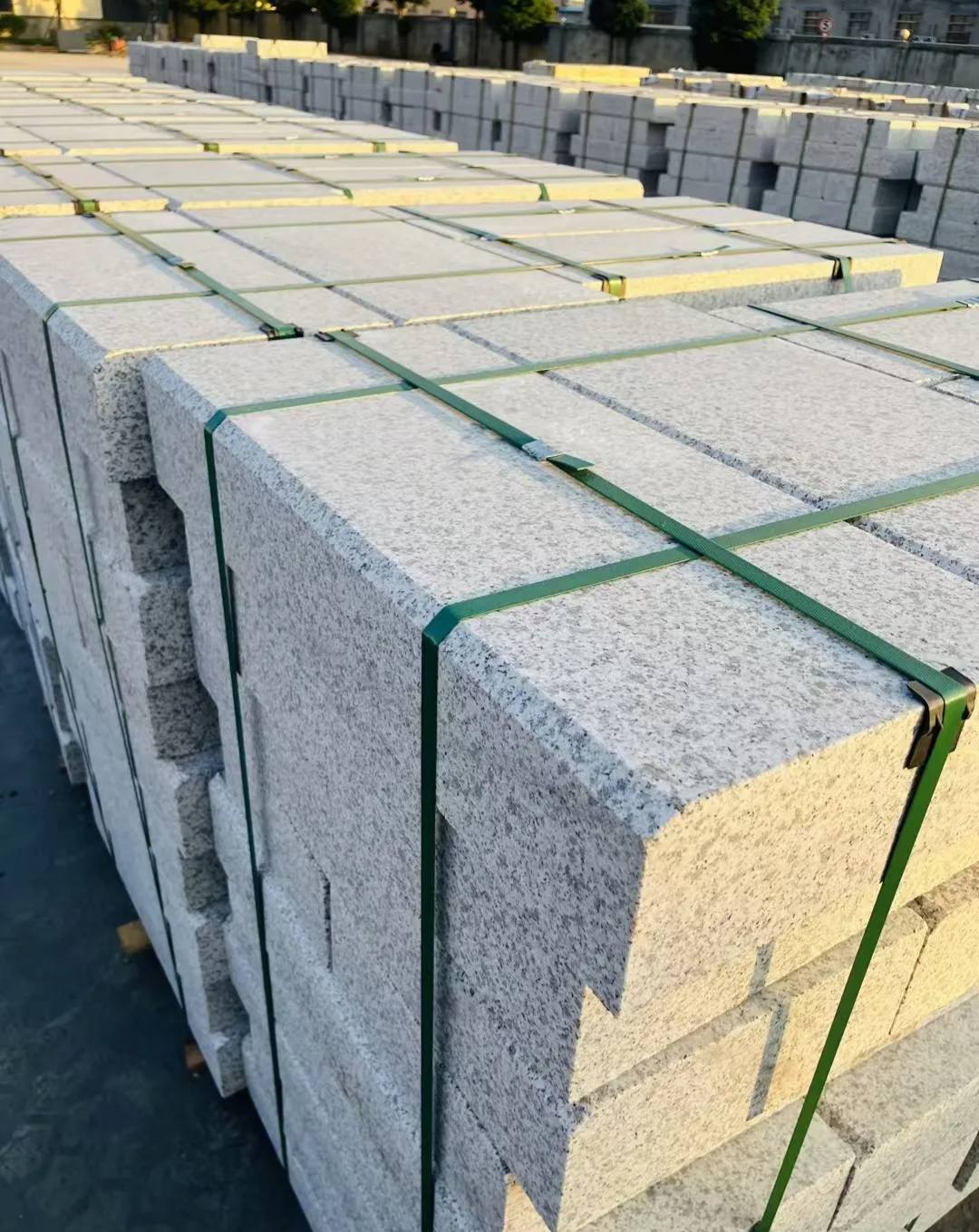 广州 白麻花岗岩路沿石，马路牙子，路缘石，平石，立缘石等