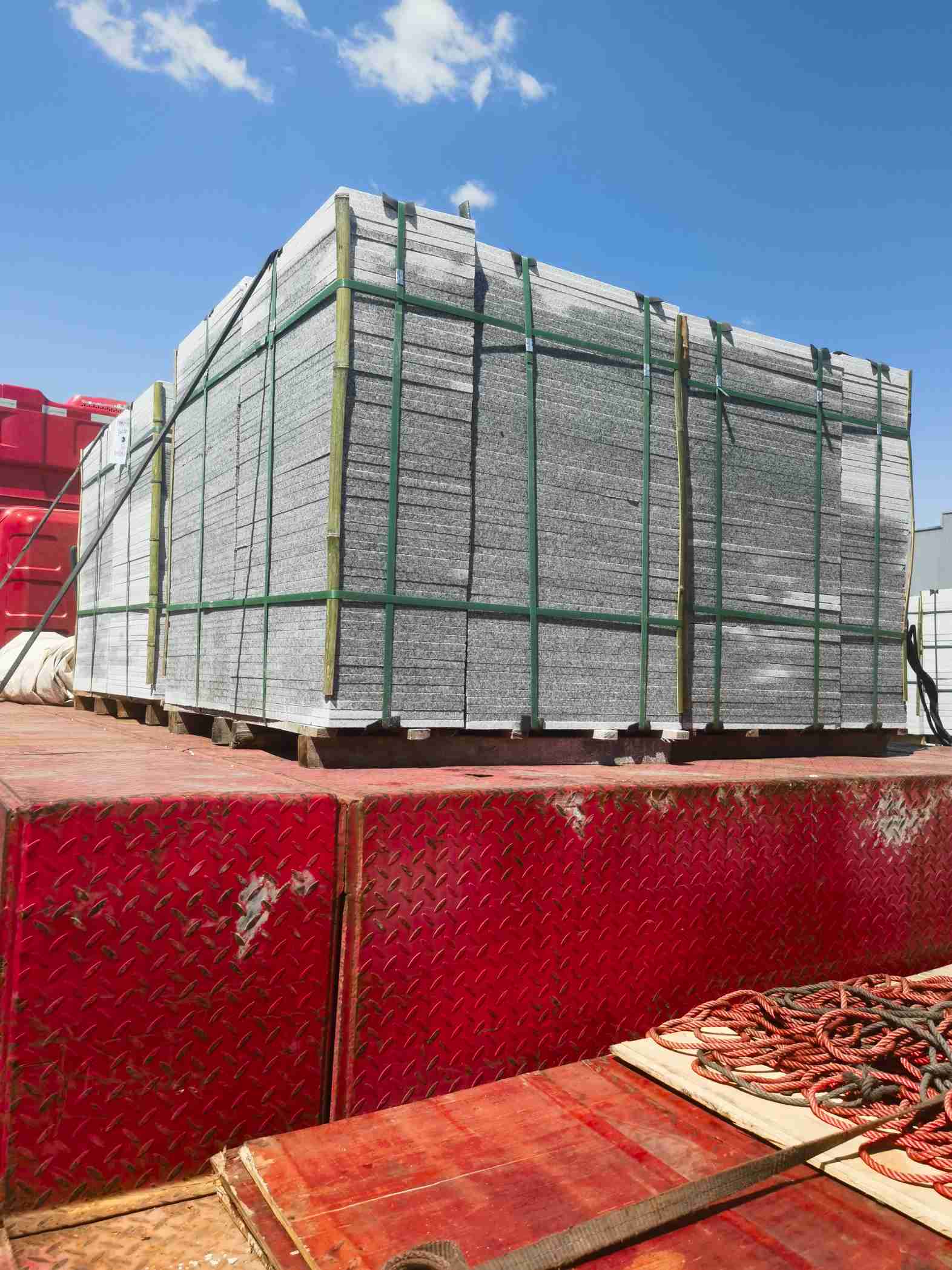 广州 芝麻白火烧规格板地铺石300*600/600*600